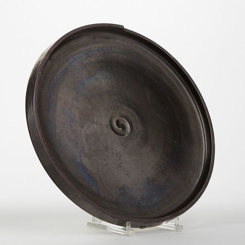 Large Japanese Round Studio Ceramic Tray