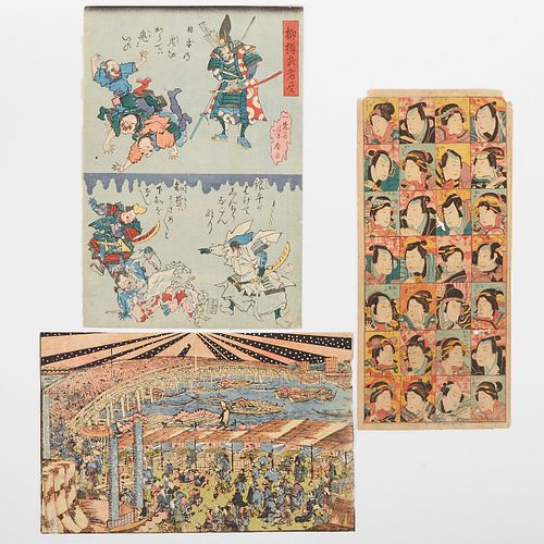 Grp: 3 Japanese Woodblock Prints