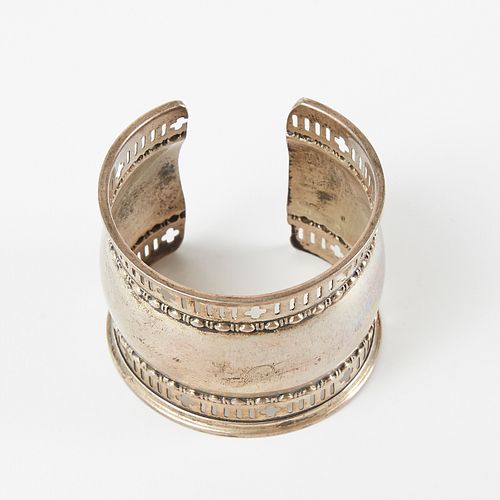 Sterling Silver Napkin Ring as Bangle