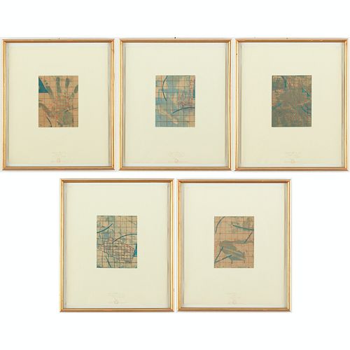 Steve Sorman Suite of 5 "What This Is" Intaglio Prints