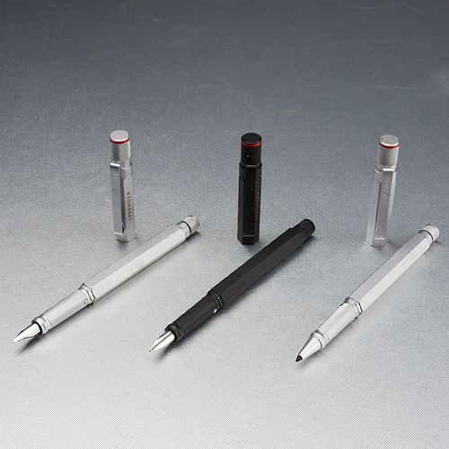 Grp: 3 Rotring Levenger Fountain Pens