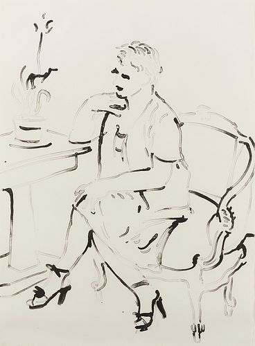 David Hockney "Celia Elegant" Lithograph