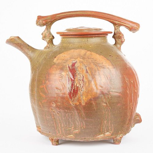 Monumental Studio Pottery Ceramic Teapot