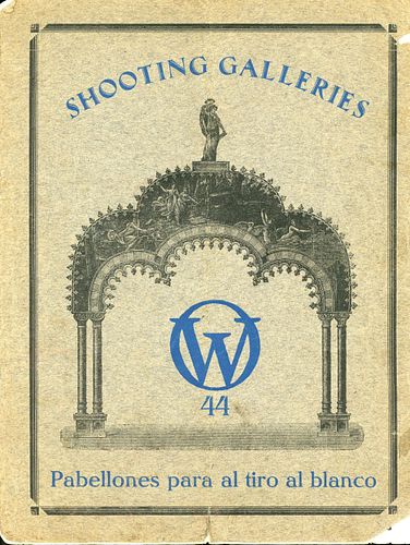 SPANISH-ENGLISH SHOOTING GALLERY TRADE CATALOG C. 1890