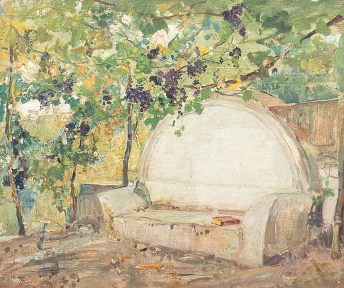 Giuseppe Casciaro (Ortelle 1863-Napoli 1945)  - "Solitude"