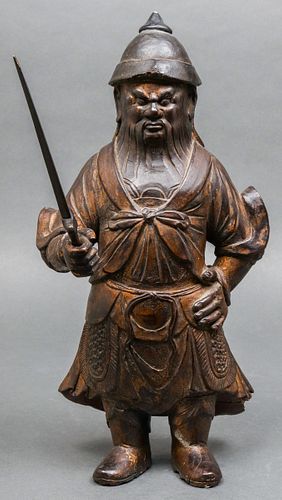 Chinese Ming Dynasty Warrior Sculpture