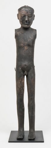 Chinese Han Dynasty Pottery "Stick" Figure