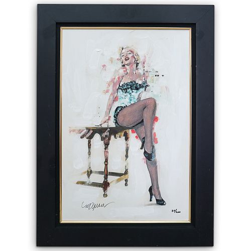 Sid Maurer "Marilyn Monroe" Hand Embellished Giclee