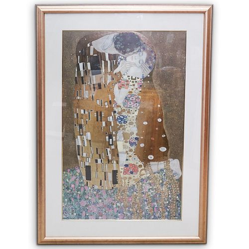 Gustav Klimt "The Kiss" Print