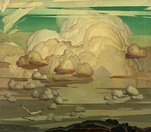 Marvin Cone(American, 1891-1964)Interval (Cloud Painting), 1934