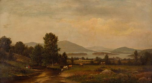 James Macdougal Hart
(American, 1828-1901)
Hudson River Scene