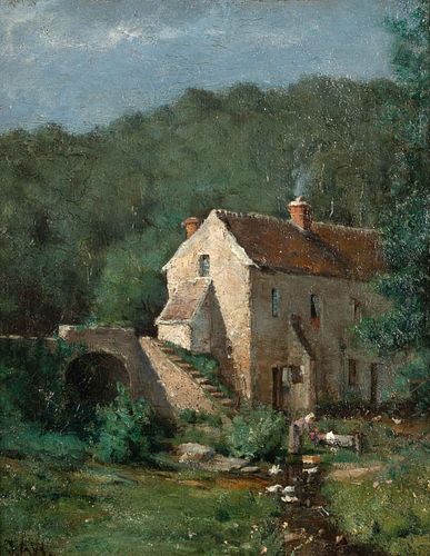Julian Alden Weir
(American, 1852-1919)
The Old Mill