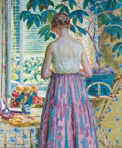 Louis Ritman
(American, 1889-1963)
Lady by a Window, 1918
