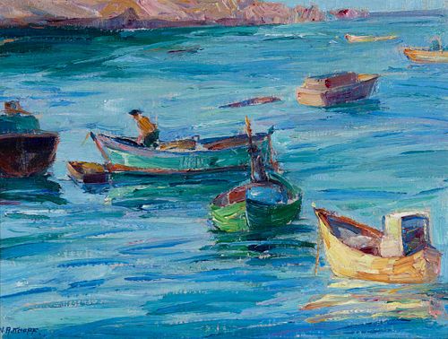 Nellie Augusta Knopf
(American, 1875-1962)
Fishing Boats, Monterey, California