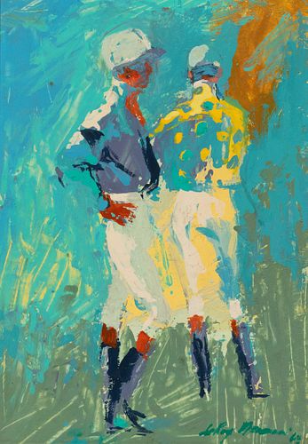 LeRoy Neiman
(American, 1921-2012)
Two Jockeys, 1963