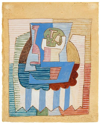 Pablo Picasso
(Spanish, 1881-1974)
Untitled (Abstract Composition), 1920