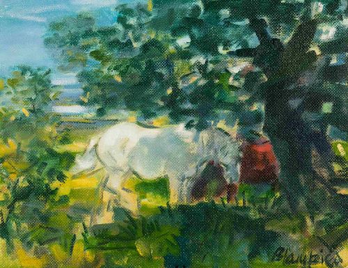 Edmund Blampied(British, 1886-1966)White Horse