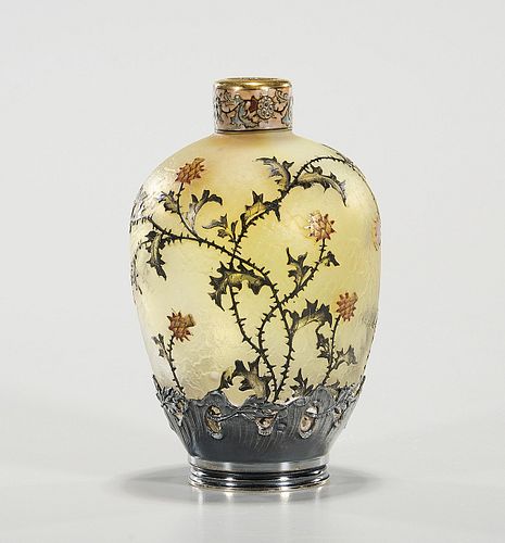 Daum Nancy Art Glass Vase