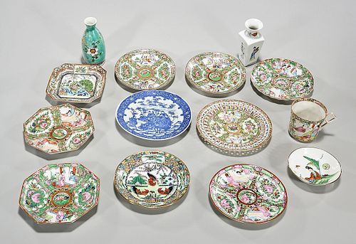 Group of Fourteen Various Chinese Ceramics