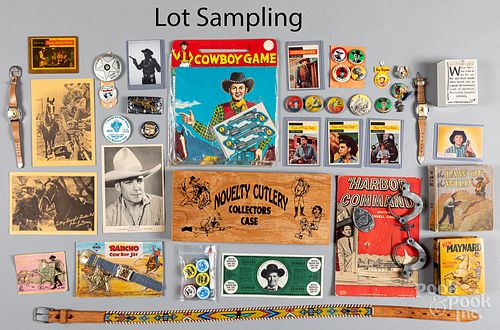 Group of western theme collectibles