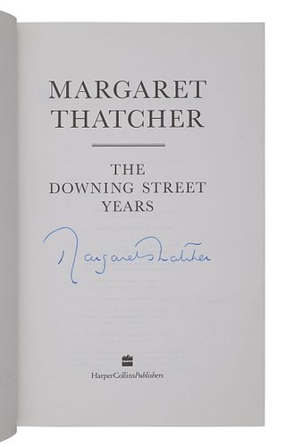 [BRITISH POLITICS -- PRIME MINISTERS]. THATCHER, Margaret (1925-2013). The Downing Street Years. London: Harper Collins, 1993. 