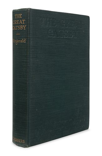 FITZGERALD, F. Scott (1896-1940). The Great Gatsby. New York: Charles Scribner's Sons, 1925.