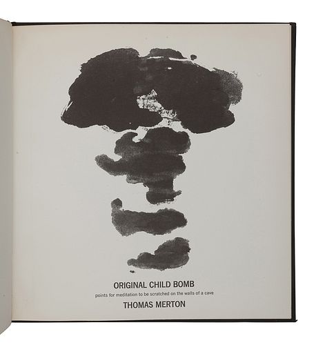 MERTON, Thomas (1915-1968). Original Child Bomb. Norfolk, CT: New Directions, 1991. 