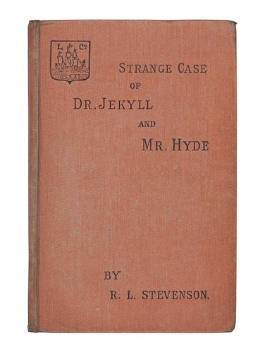 STEVENSON, Robert Louis (1850-1894). Strange Case of Dr Jekyll and Mr Hyde. Longmans, Green, and Co., 1886.