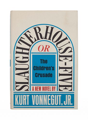 VONNEGUT, Kurt, Jr. (1922-2007). Slaughterhouse-Five or The Children's Crusade. New York: A Seymour Lawrence Book / Delacorte Press, 1969. 