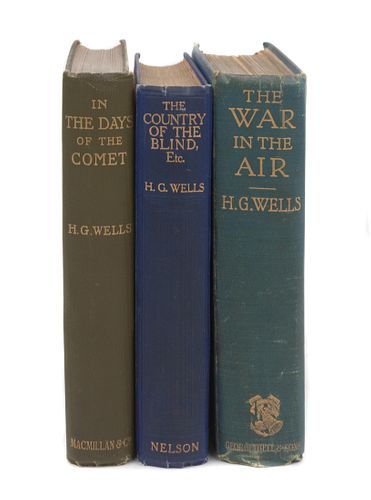 WELLS, H.G. (1866-1946). A group of 3 works, comprising: