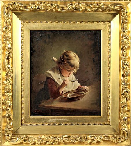 Joseph W. Gies (1860-1935) American, Oil on Canvas
