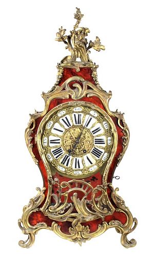 Large French Louis XV Style Mantle Clock