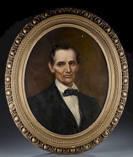 William Morris Hunt portrait of Abraham Lincoln
