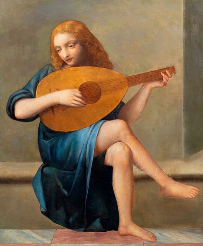 Imitatore di Lorenzo Lotto - Musician Angel