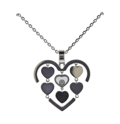 Chopard Happy Amore 18K Gold Diamond Heart Necklace