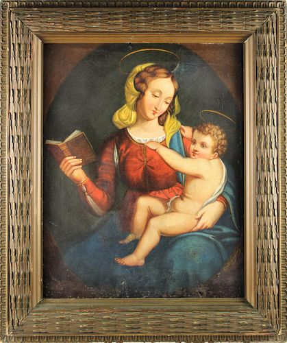 Italian Old Master Painting of the Madonna & Child