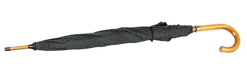 Vintage Fendi Man's Black Umbrella