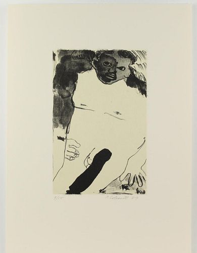 Robert Colescott (1925-2009) Amer, Erotic Litho
