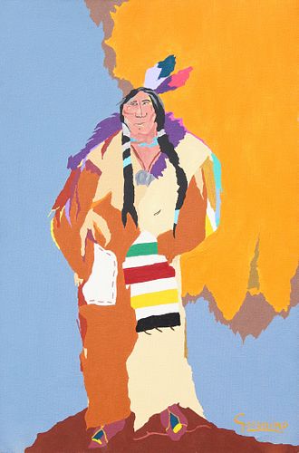 Geronimo Mark (c 1994) "Chief of Hudson's Bay" O/C