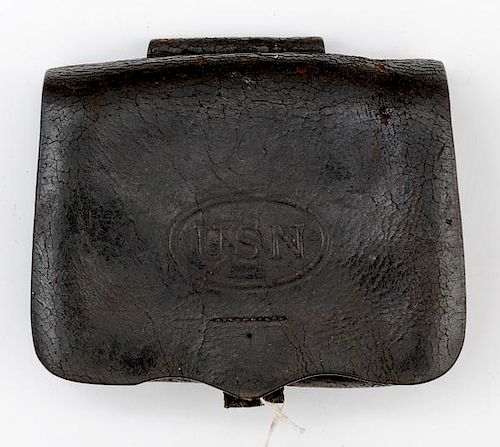 Civil War US Navy Rifle Cartridge Box 