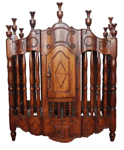 Antique French Provincial Panetiere