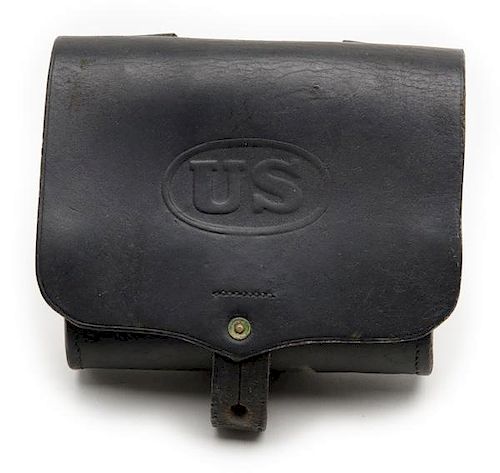 No. 1 Hagner Leather U.S. Cartridge Pouch 
