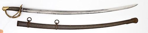 US Civil War Model 1840 Heavy Cavalry Sword by Ames 