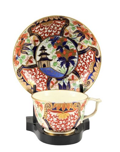 18th Century Derby Porcelain Cup & Saucer, c.1795