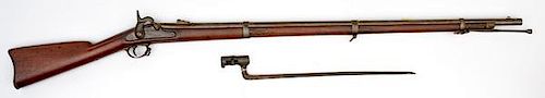 US Civil War Model 1861 Springfield Rifled Musket and Bayonet 