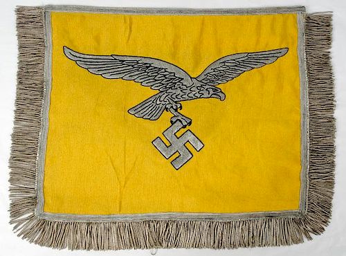 German WWII Luftwaffe Trumpet Banner 