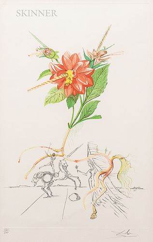 Salvador Dalí (Spanish, 1904-1989)      Dahlia unicornis