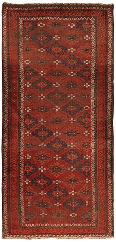 Antique Persian Balouch , 2 ft 6 in x 5 ft 3 in ( 0.76 m x 1.60 m )