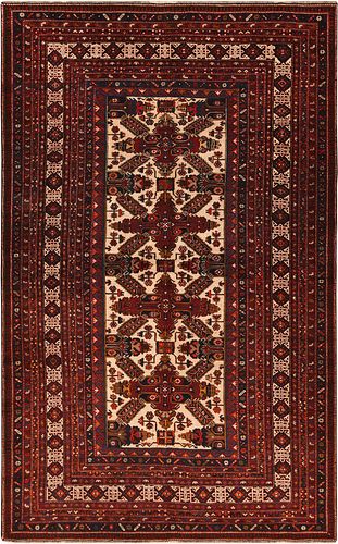 Antique Caucasian Zeychour rug , 5 ft 6 in x 8 ft 10 in ( 1.68 m x 2.7 m )