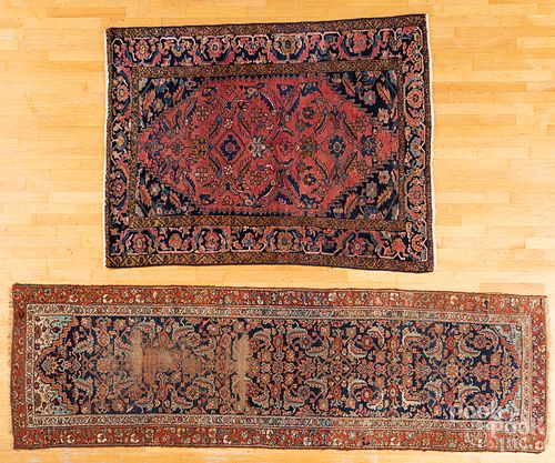 Two Hamadan carpets, early 20th c.